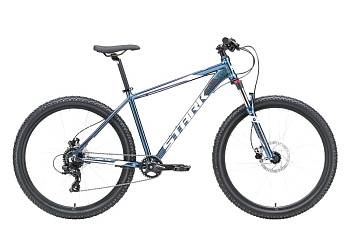 Велосипед Stark'23 Hunter 27.3 HD  (Ростовка 16", Синий Черный Белый)