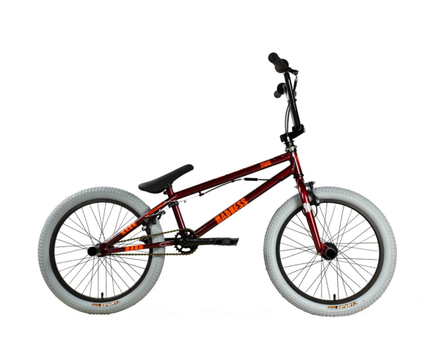 stark madness 25 bmx 3 бордовый черный серый
